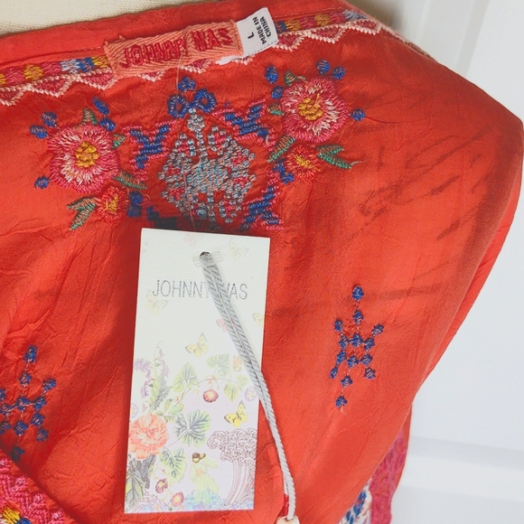 Johnny Was🪸Muna Blouse in Sunrise 🌅, size Large 🆕 - Picture 14 of 14